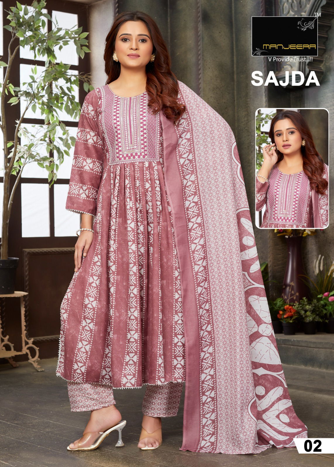 Sajda By Manjeera Designer Salwar Suits Catalog